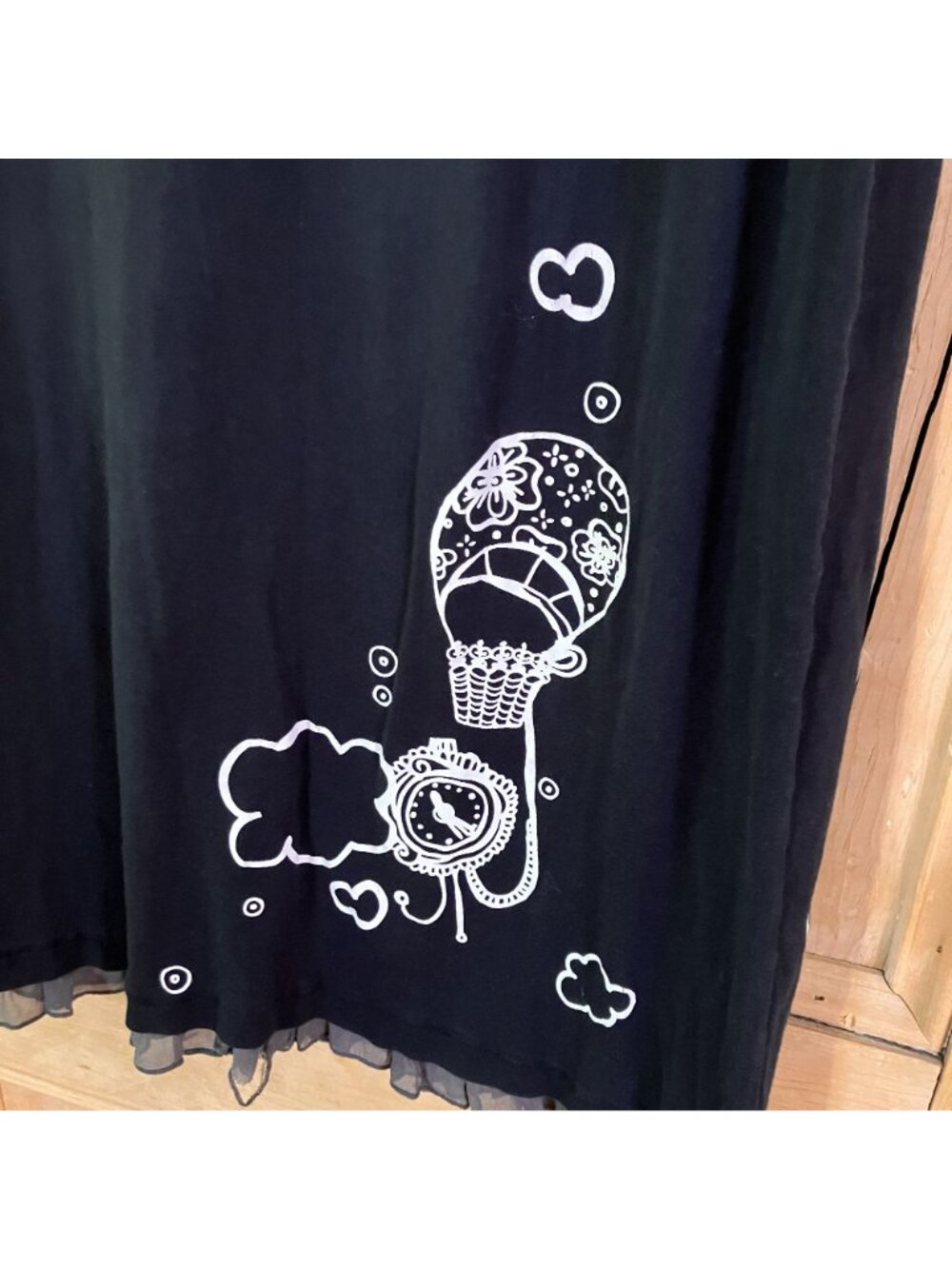 Free People Womens Dare To Dream Gaultier Print Silk Dress Small Black SP EXC - Picture 7 of 12